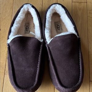 UGG Men's Chocolate Suede Loafers